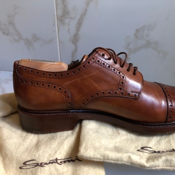 Santoni Men\'s Dress Shoe, Handmade. Size 10D main image 2